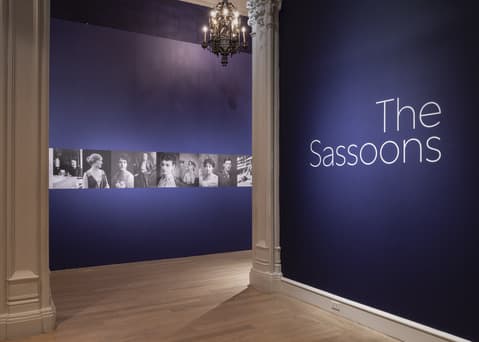 Installation view of The Sassoons at the Jewish Museum, NY, March 3-August 13, 2023. Photo: Kris Graves.