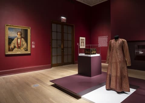 Installation view of The Sassoons at the Jewish Museum, NY, March 3-August 13, 2023. Photo: Kris Graves.