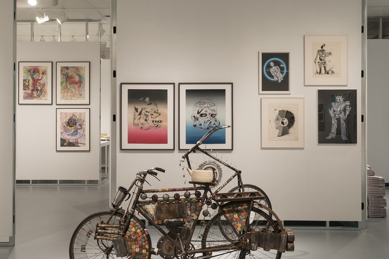Installation view of the exhibition Unorthodox, November 6, 2015-March 27, 2016. The Jewish Museum, NY. Photo by: David Heald.