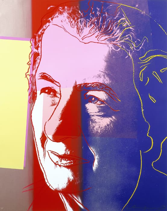 Andy Warhol (American, 1928 – 1987), Golda Meir, from Ten Portraits of Jews of the Twentieth Century, 1980, screenprint on paper, 40 x 32 in. (101.6 x 81.3 cm). The Jewish Museum, New York. Gift of Lorraine and Martin Beitler, 2006-64.8 © 2014 The Andy Warhol Foundation for the Visual Arts, Inc. / Artists Rights Society (ARS), New York / Courtesy Ronald Feldman Fine Arts, New York / feldmangallery.com