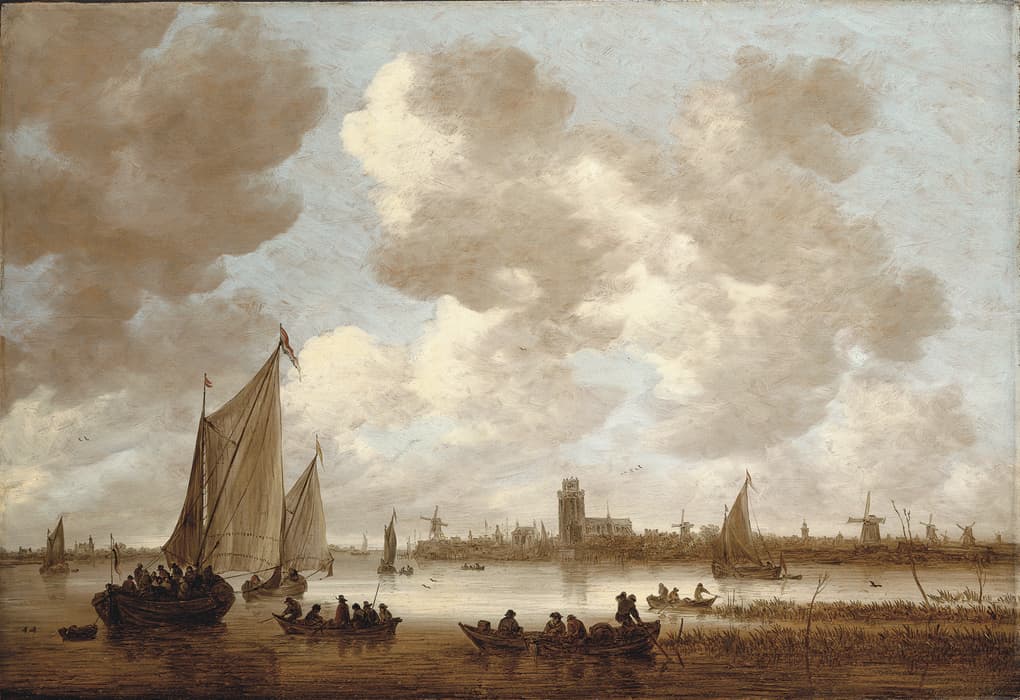Jan Josefsz van Goyen, View of the Oude Maas near Dordrecht, 1651, oil on panel, 26 1/4 x 38 1/4 in. (66.7 x 97 cm). Dordrechts Museum, Dordrecht