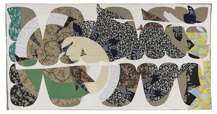 Noa Eshkol, Creeper on a Tree, 2000s, mixed-media textile. Courtesy of the Noa Eshkol Foundation for Movement Notation, Holon, Israel, and neugerriemschneider, Berlin.