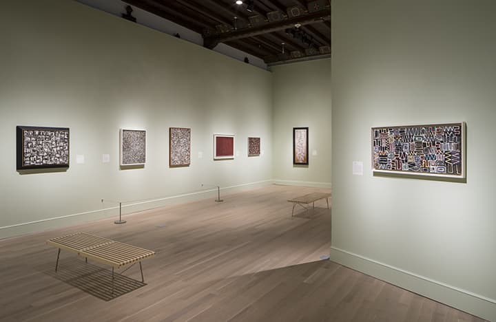 Installation view of the exhibition From the Margins: Lee Krasner and Norman Lewis, 1945 – 1952, September 12, 2014 – February 1, 2015. © The Jewish Museum, NY. Photo by: David Heald.