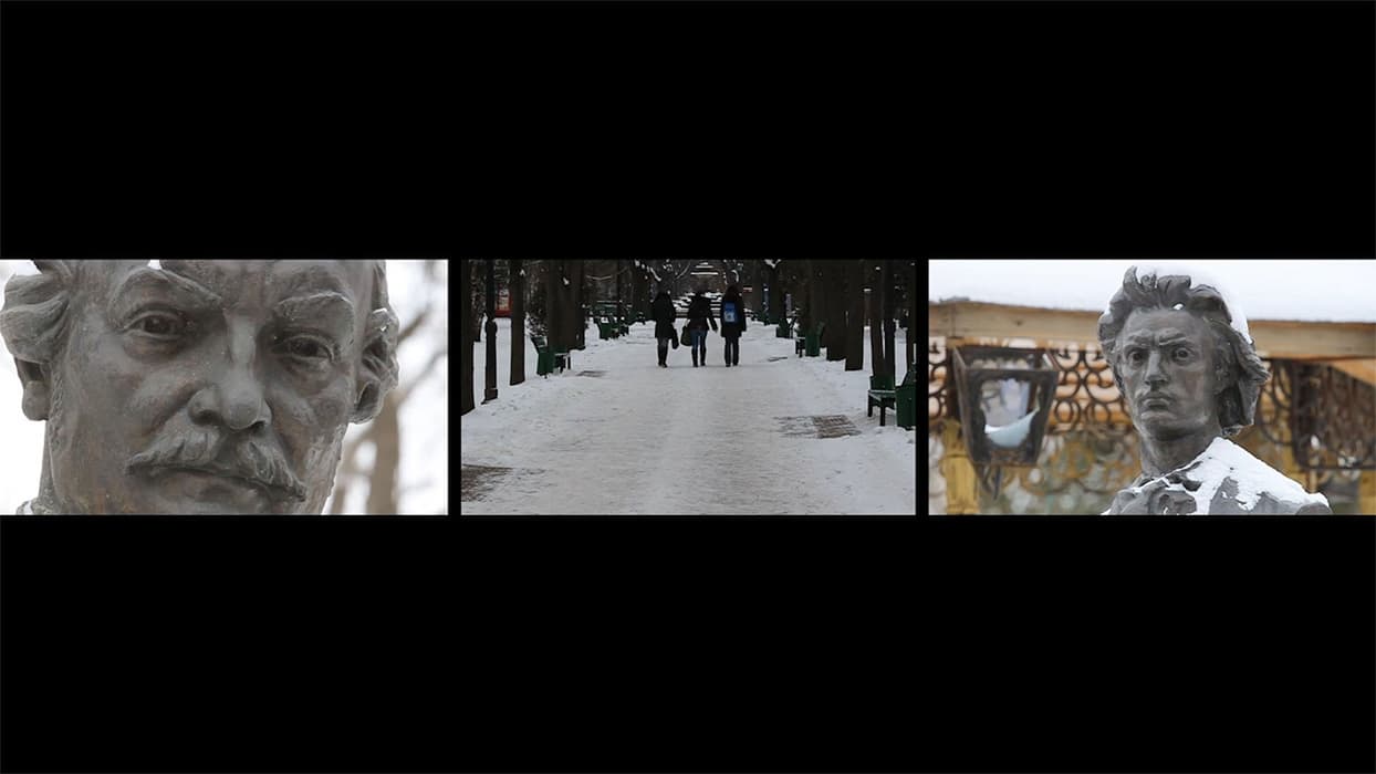 Pavel Brăila, still from Chișinău—City Difficult to Pronounce. Winter, 2011, HD video, sound, 21 min., 43 sec. Artwork © Pavel Brăila