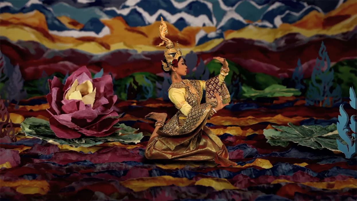 Studio Revolt + Khmer Arts, still from Neang Neak (Serpent Goddess), 2012, HD video, sound, 3 min., 50 sec. Artwork © 2012 / Studio Revolt LLC and Khmer Arts Academy / All rights reserved