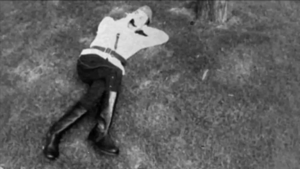 Li Ran, still from From Truck Driver to the Political Commissar of the Mounted Troops, 2012, video, sound, 8 min., 51 sec. Artwork © Li Ran, provided by the artist and Aike-Dellarco Gallery, Shanghai