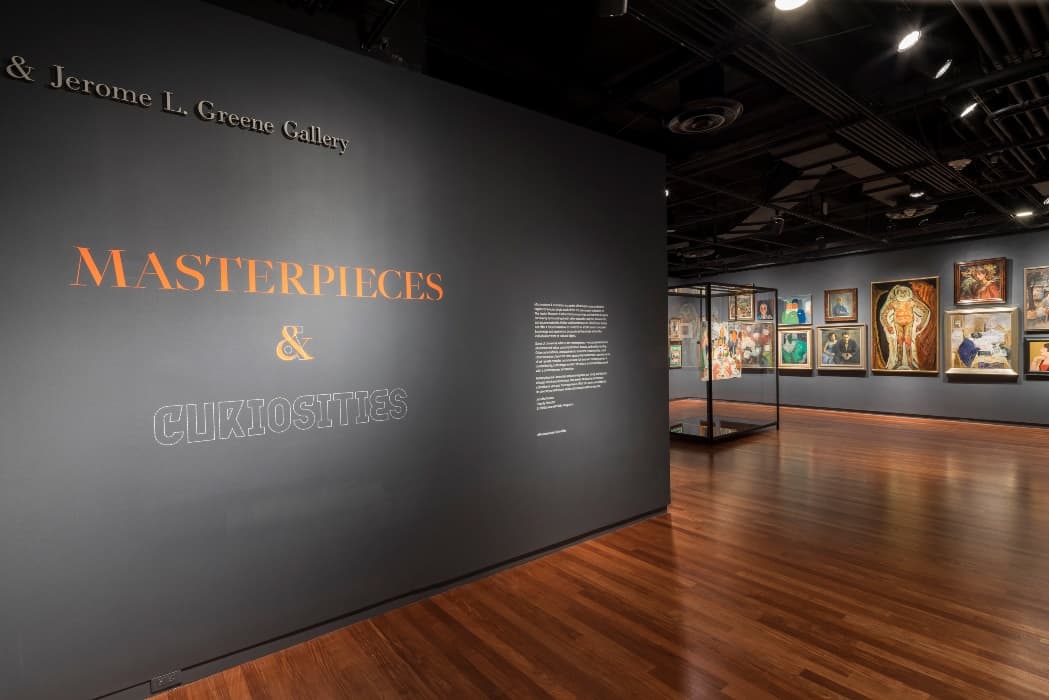 Installation view of the exhibition Masterpieces & Curiosities: Nicole Eisenman’s Seder. The Jewish Museum, NY. Photo by: David Heald.