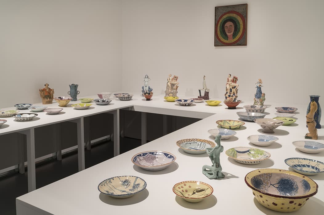 Installation view of the exhibition Unorthodox, November 6, 2015-March 27, 2016. The Jewish Museum, NY. Photo by: David Heald.