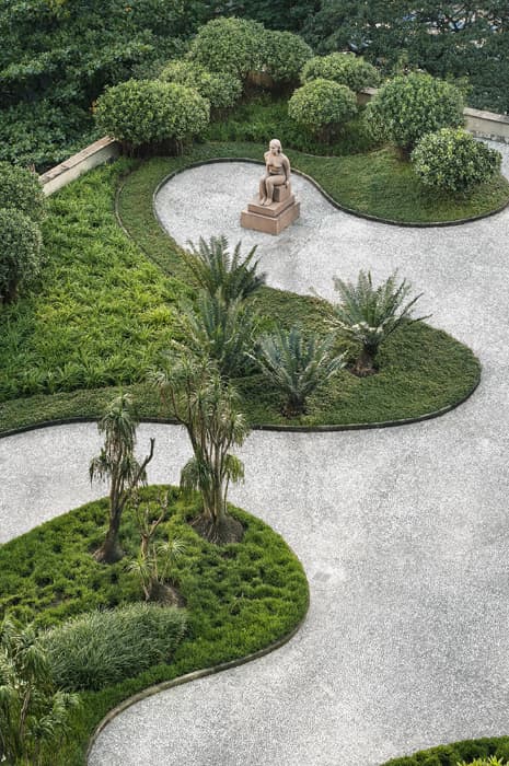 Rooftop Garden of the Ministry of Education and Health, designed by Roberto Burle Marx, Rio de Janeiro, 1938. Photograph © Cesar Barreto