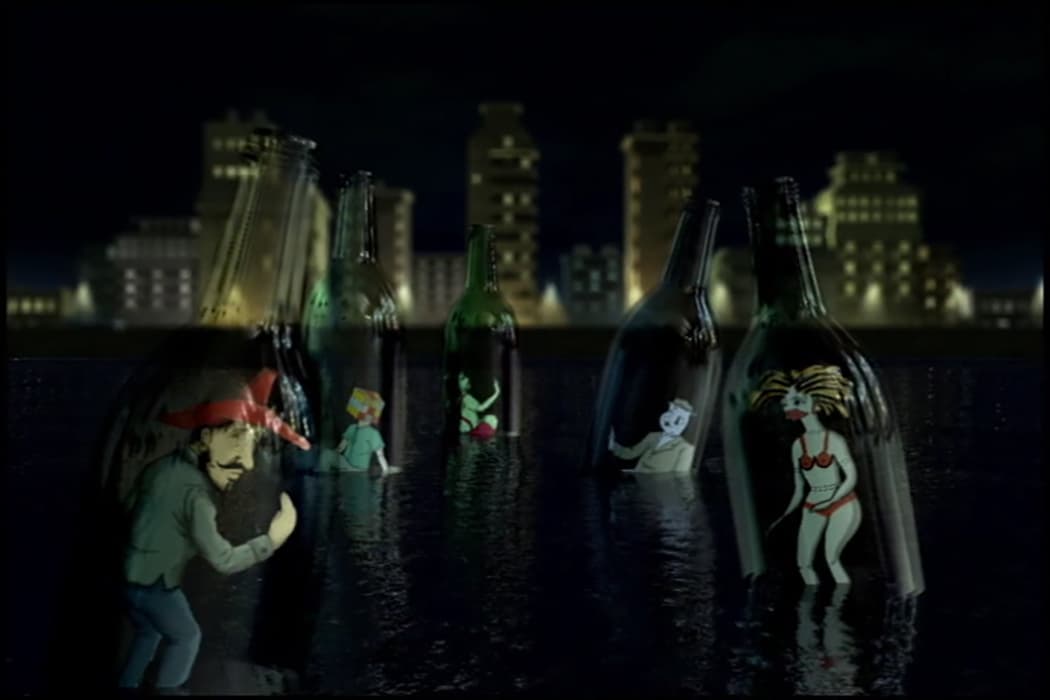 Sandra Ramos, still from Naufragio (Shipwreck), 2008, video, sound, 2 min., 46 sec. Artwork © Sandra Ramos