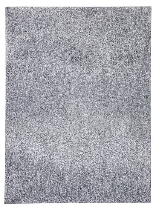 Abstract artwork consisting of dense, intricate patterns of tiny black dots on a white background, creating a subtle gradient effect across the entire canvas.
