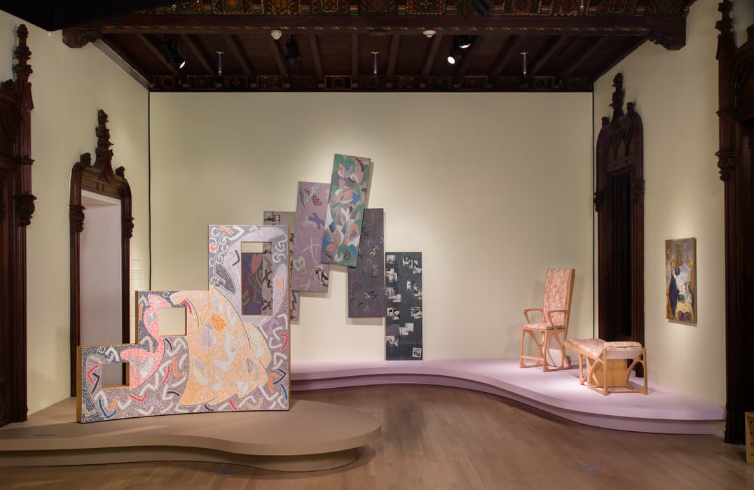 Installation view of Marc Camille Chaimowicz: Your Place or Mine… The Jewish Museum, New York. Photo by: Jason Mandella