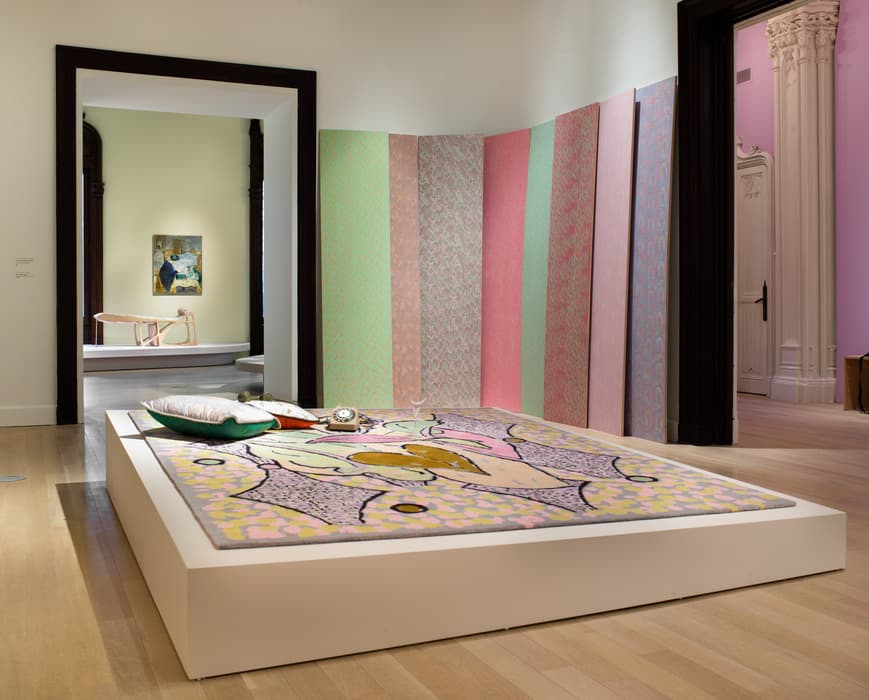 Installation view of Marc Camille Chaimowicz: Your Place or Mine… The Jewish Museum, New York. Photo by: Jason Mandella