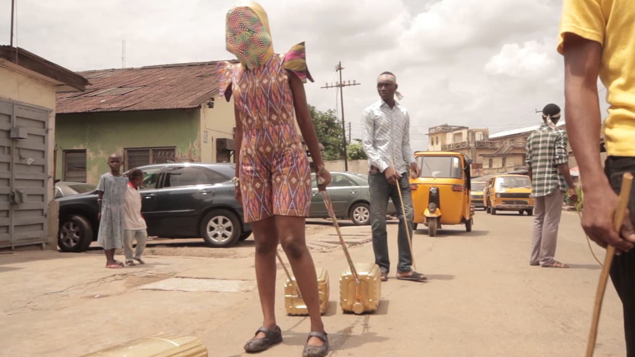 Wura-Natasha Ogunji, still from Will I still carry water when I am a dead woman?, 2013, video, sound, 11 min., 56 sec. Artwork © Wura-Natasha Ogunji