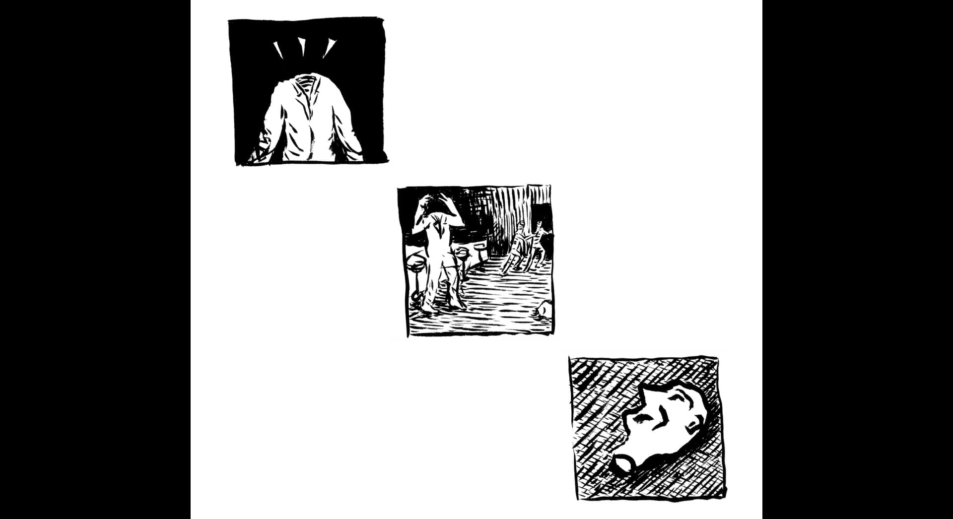 Jonah Sack, still from Exquisite Corpse, 2013, digital video, sound, 6 min., 35 sec. Artwork © Jonah Sack