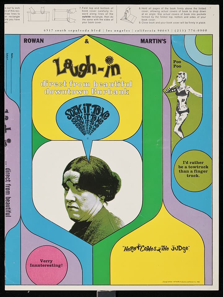 Rowan and Martin's Laugh-In book cover, 1968