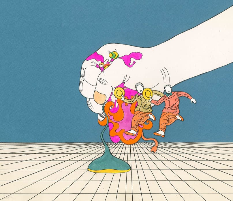 Keiichi Tanaami. Sweet Friday, 1975. © Keiichi Tanaami, courtesy of the artist and NANZUKA, Tokyo, Japan.