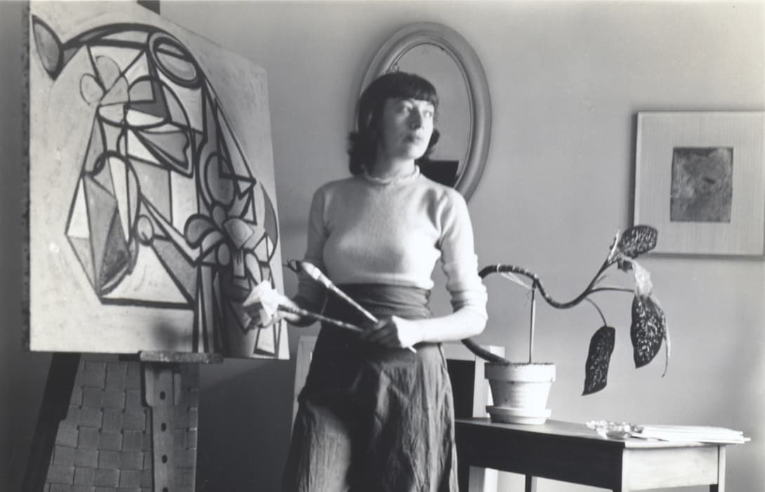 Maurice Berezov. Lee Krasner, New York, c. 1940, Copyright A.E. Artworks.

Lee believed in art the way other people believe in God, according to her nephew Ronald Stein. Krasner was determined to make a living as an artist. She worked in various positions as an employee of the Fine Arts Project of the Works Progress Administration from 1935 through 1943, when the program was phased out. In the late thirties, she protested with the Artists Union to defend artist jobs under the WPA. In 1939, Krasner also joined the American Abstract Artists group and was included in AAA annuals from 1940 to 1943.