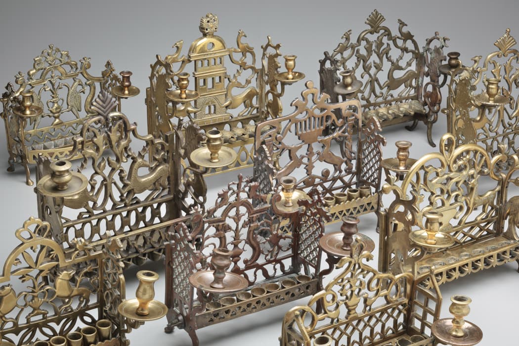 Hanukkah Lamps, Anonymous artists. Eastern Galicia or Western Ukraine, 18th–early 20th century. Cast copper alloy. The Jewish Museum, New York. Gifts of Dr. Harry G. Friedman and Judge Max M. Korshak
